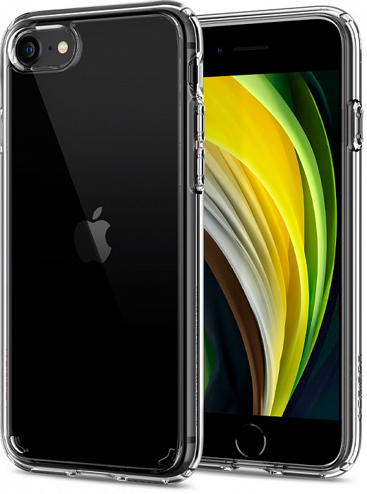 Купить Чехол Spigen Crystal Hybrid (ACS00885) для iPhone 7/8/SE 2020 (Clear)